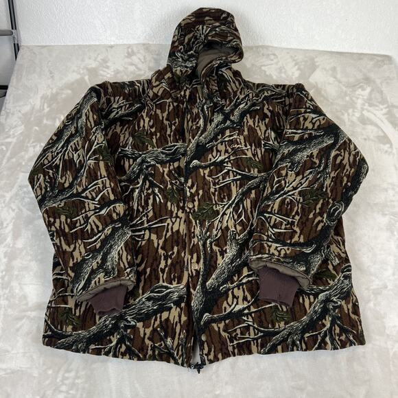 VTG Cabelas Jacket Mens 2XL Camo Dry Plus Buckle Insulated Hunting Outdoors USA